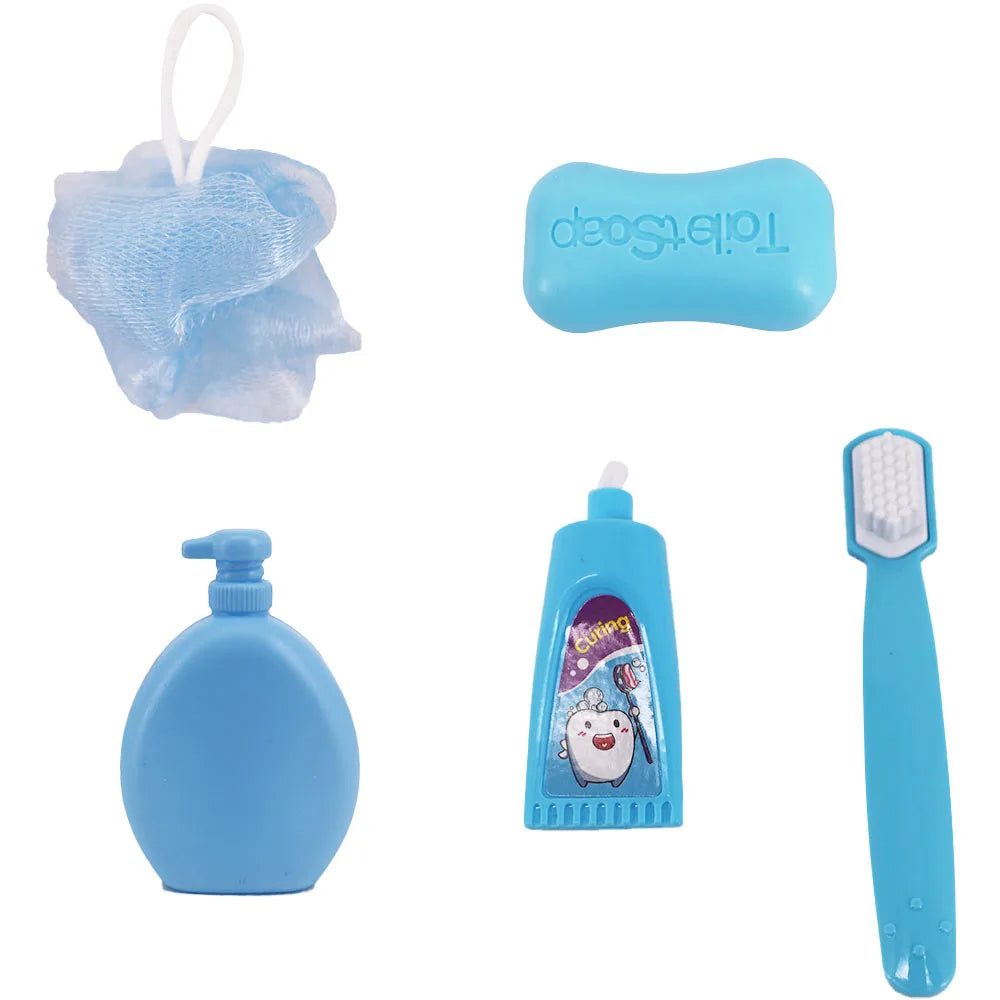 Milk Bottle Doll Accessories Diapers for 43Cm Baby Reborn Doll Clothes Toiletries Our Generation Baby Toy Mini Bottle Bowl,Gifts