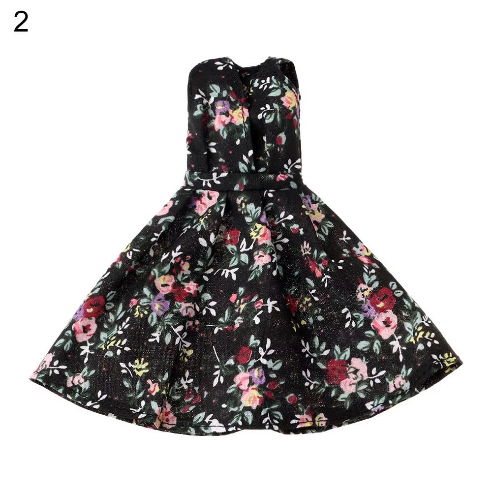 1 Set New Summer DIY Dolls Dress Toys Bikini Cloth Lace Skirt Toys Clothes Skirt Fabric Sewing for 16Cm/31Cm Doll Accessories