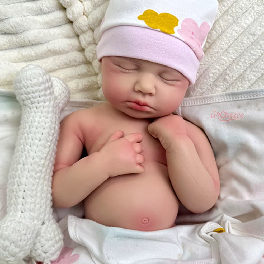 20Inch Open Mouth Loulou Soft Touch Silicone Reborn Baby Girl/Boy Waterproof Realistic Rebirth Doll Christmas Gift for Dementia