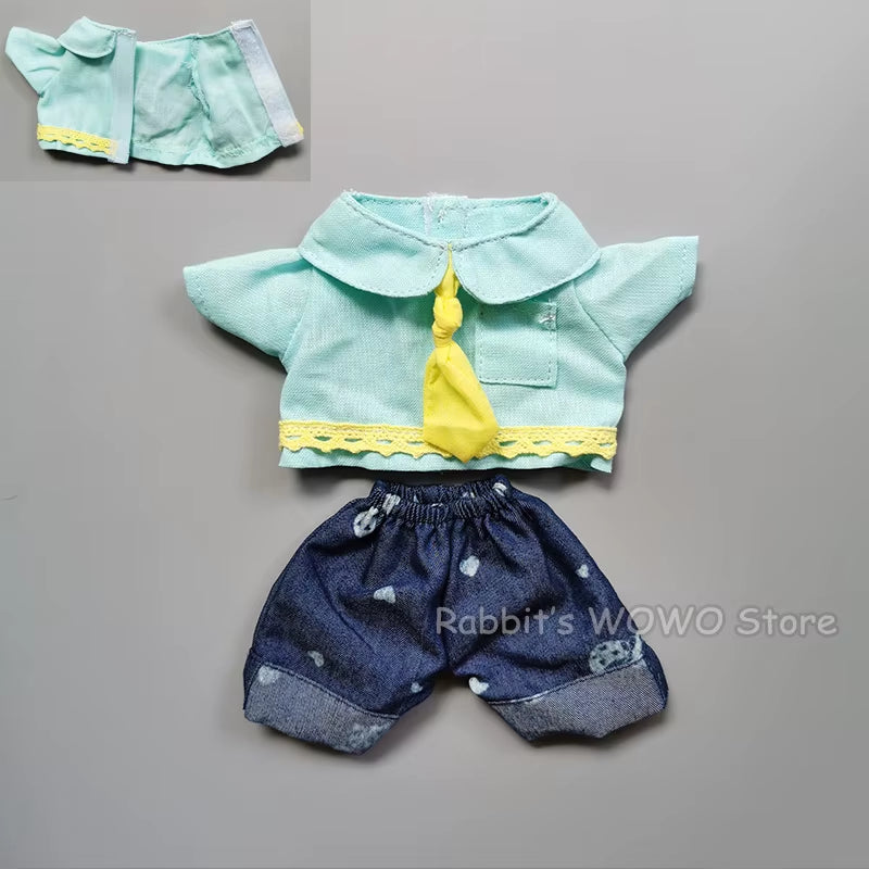 Doll Clothes Fit 25Cm Baby Doll Accessories 1/6 BJD Doll New Born Doll Outfits Cute Dress Headwear Suit Girls Gifts