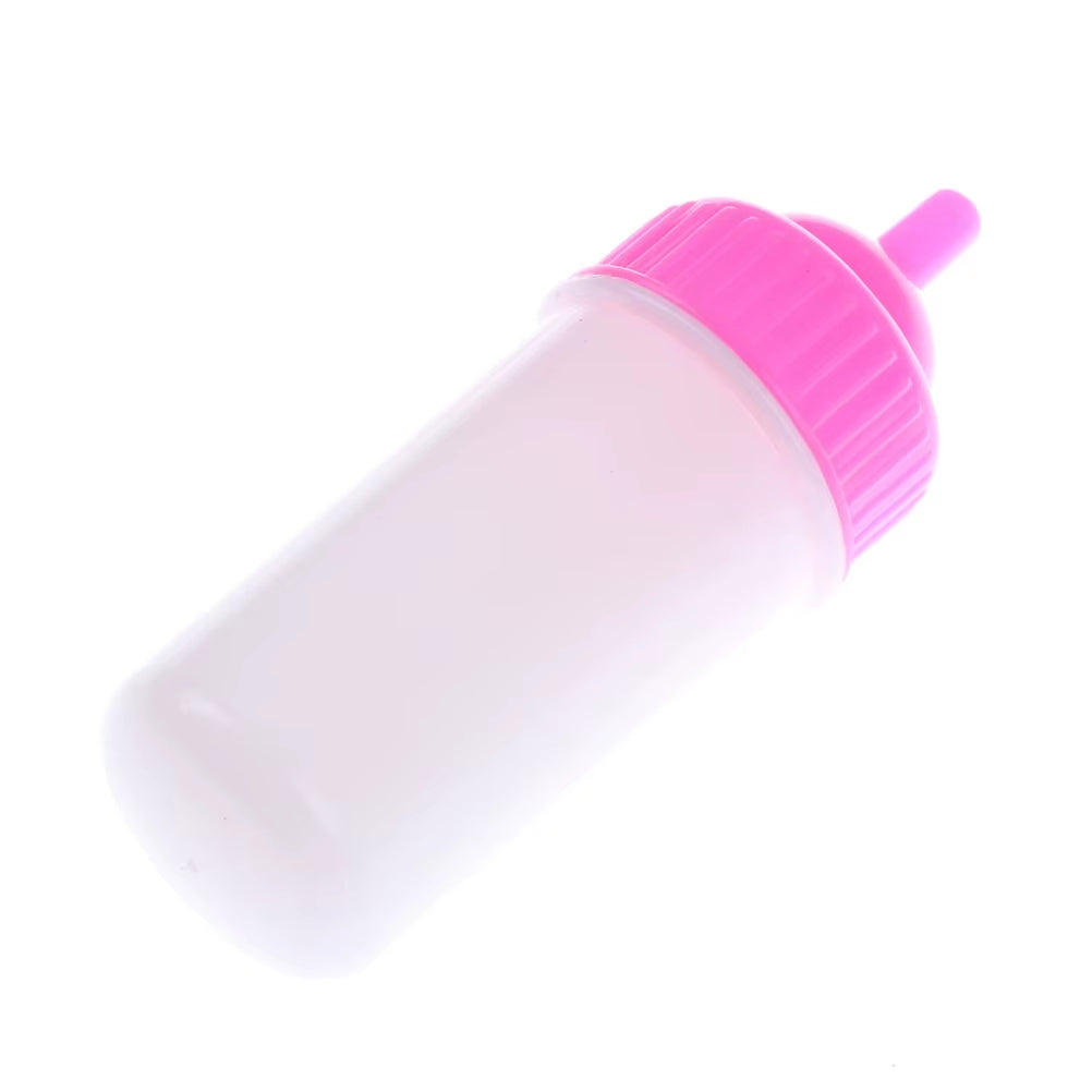 Multiple Styles Resin Simulation Mini Milk Bottle Miniature Baby Bottle Super Cute Transparent Bottle 1:12 Dollhouse Accessories