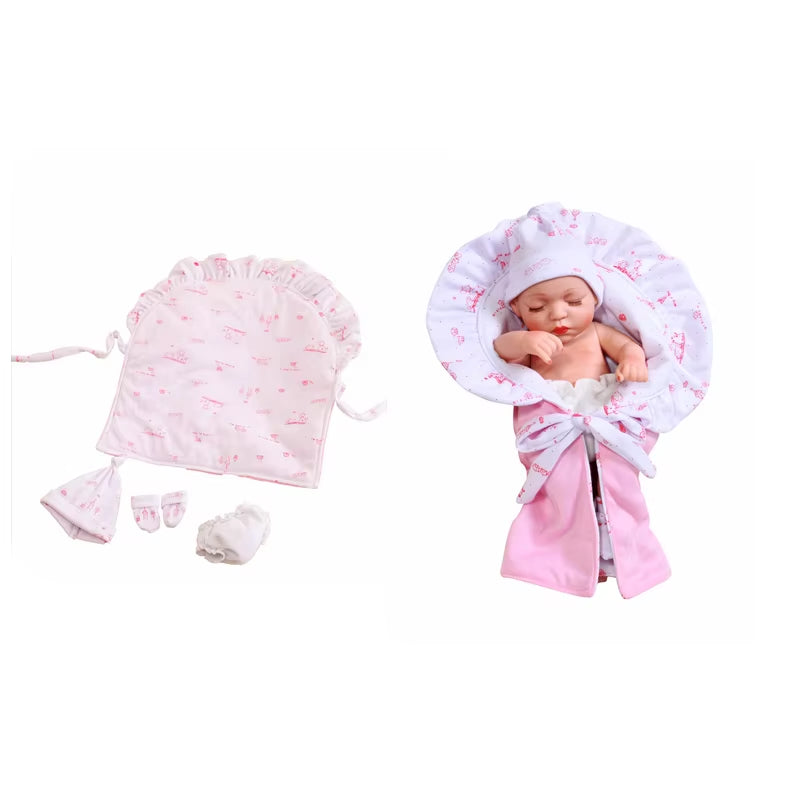 Baby Reborn Dolls Clothes for 30Cm Baby Doll Dress Pajamas Jumpsuit Doll Clothes for 12 Inch Reborn Doll DIY Toys for Girls
