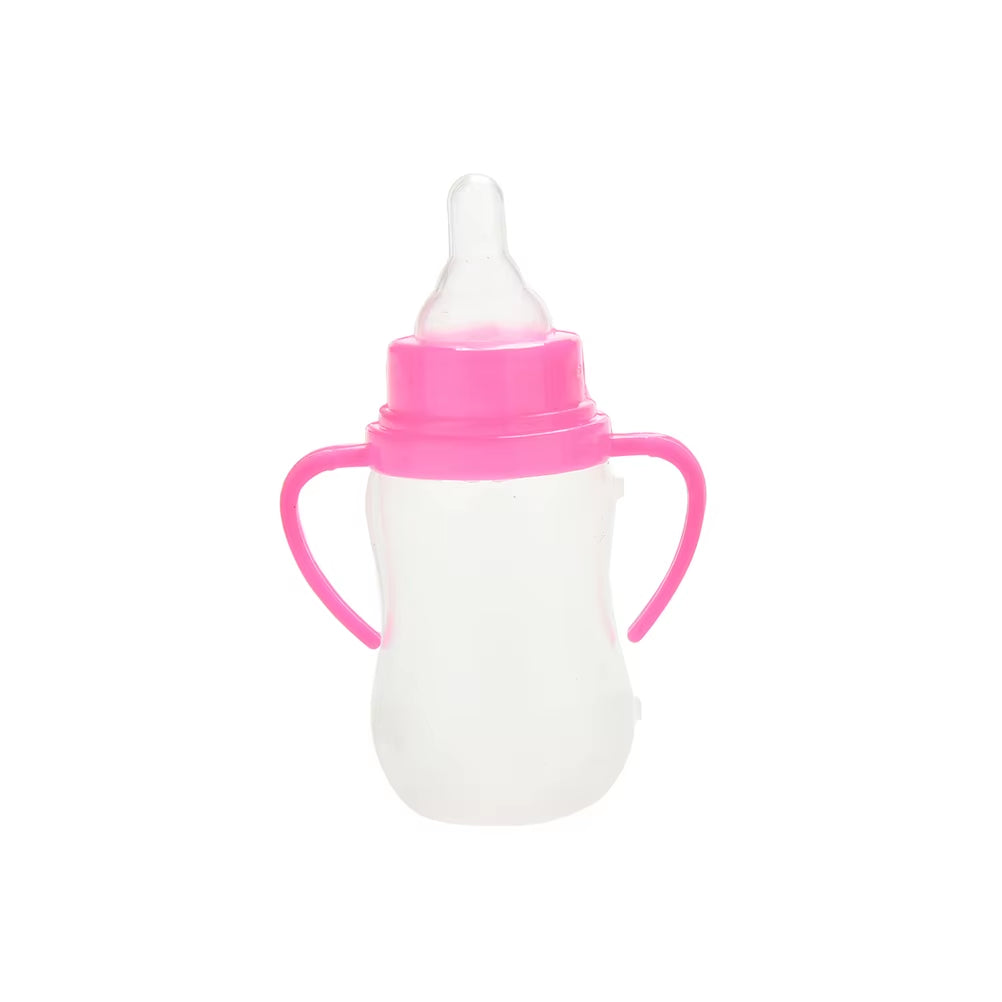Multiple Styles Resin Simulation Mini Milk Bottle Miniature Baby Bottle Super Cute Transparent Bottle 1:12 Dollhouse Accessories