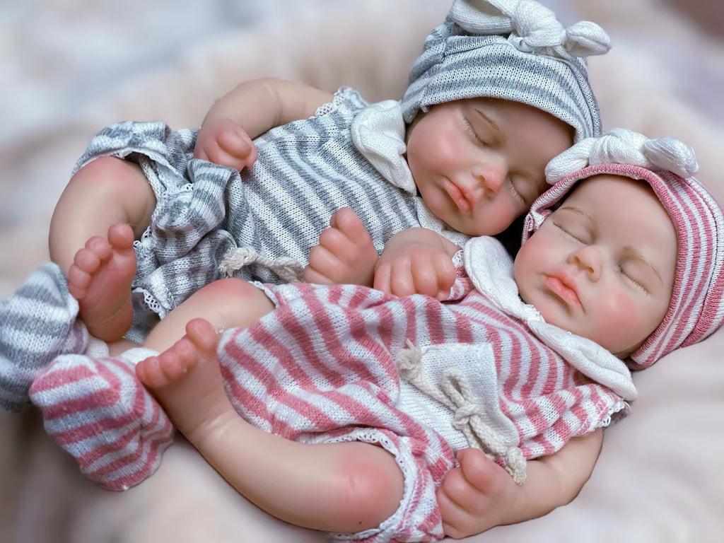 33Cm Can Open Mouth Full Body Solid Silicone Loulou Bebe Reborn Girl and Boy Soft Touch Bebe Reborn Corpo De Silicone