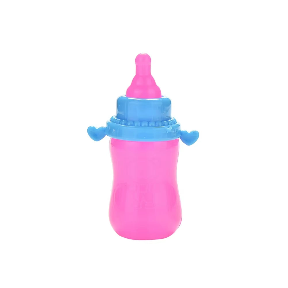 Multiple Styles Resin Simulation Mini Milk Bottle Miniature Baby Bottle Super Cute Transparent Bottle 1:12 Dollhouse Accessories