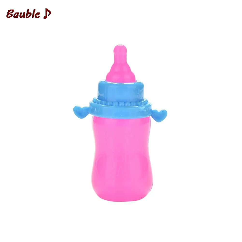 Multiple Styles Resin Simulation Mini Milk Bottle Miniature Baby Bottle Super Cute Transparent Bottle 1:12 Dollhouse Accessories