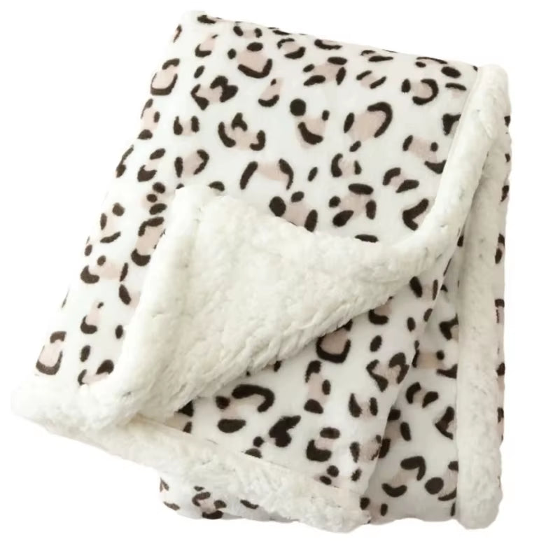 Baby Blankets New Thicken Double Layer Cartoon Fleece Infant Swaddle Bebe Envelope Stroller Wrap Newborn Baby Bedding Blanket