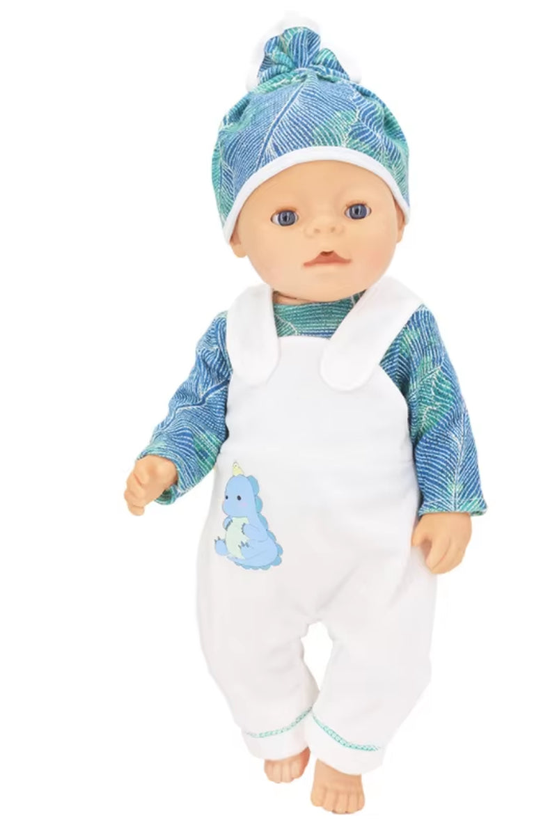 New Lovely Dolls Suit Fit for 43Cm New Born Doll 17Inch Reborn Baby Doll Accessories