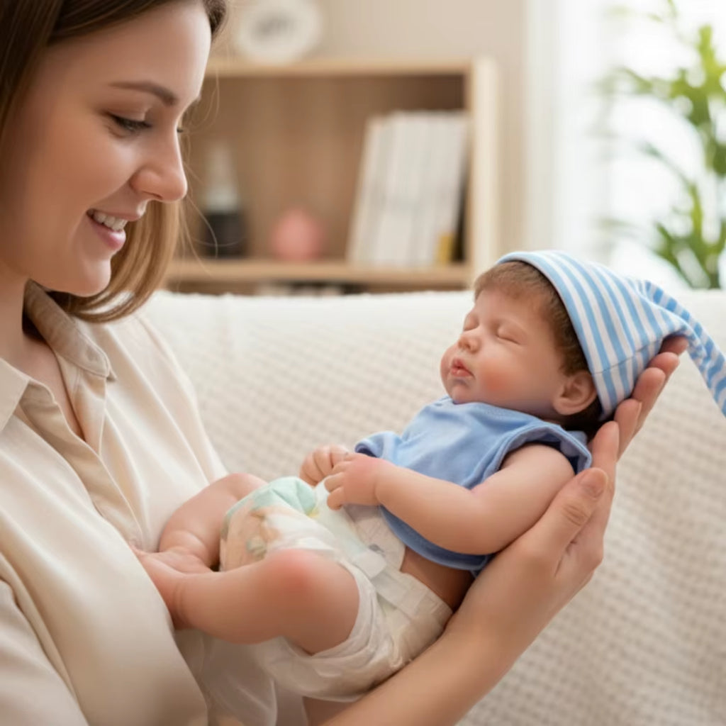 18Inch Can Open Mouth Close Eyes Loulou Full Solid Silicone Bebe Reborn Girl & Boy Doll with Rooted Hair Corpo De Silicone Doll