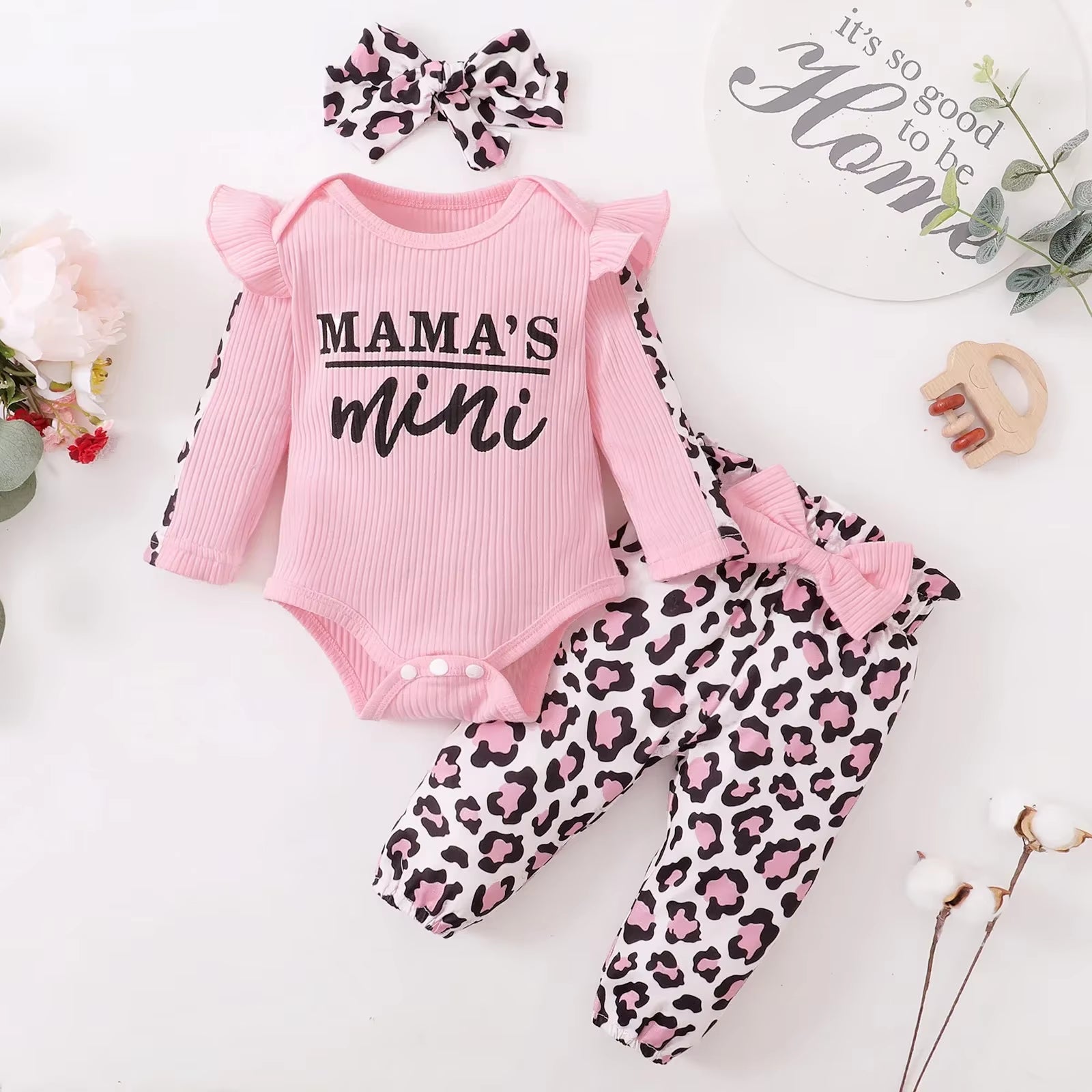 3Pcs Baby Girl Clothes Set Newborn Kids Clothing Childern Toddler Girl Clothes Bebe Girl Outfits Infant New Born Clothes