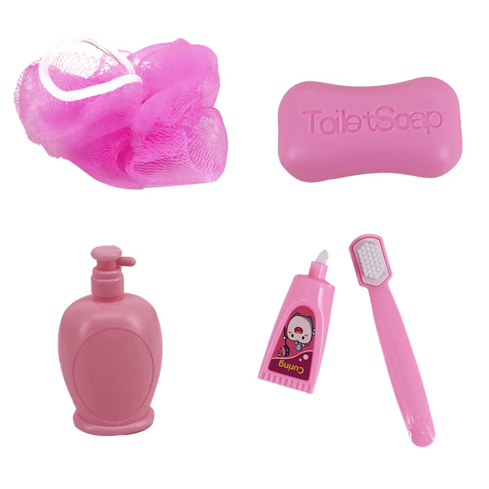 Milk Bottle Doll Accessories Diapers for 43Cm Baby Reborn Doll Clothes Toiletries Our Generation Baby Toy Mini Bottle Bowl,Gifts