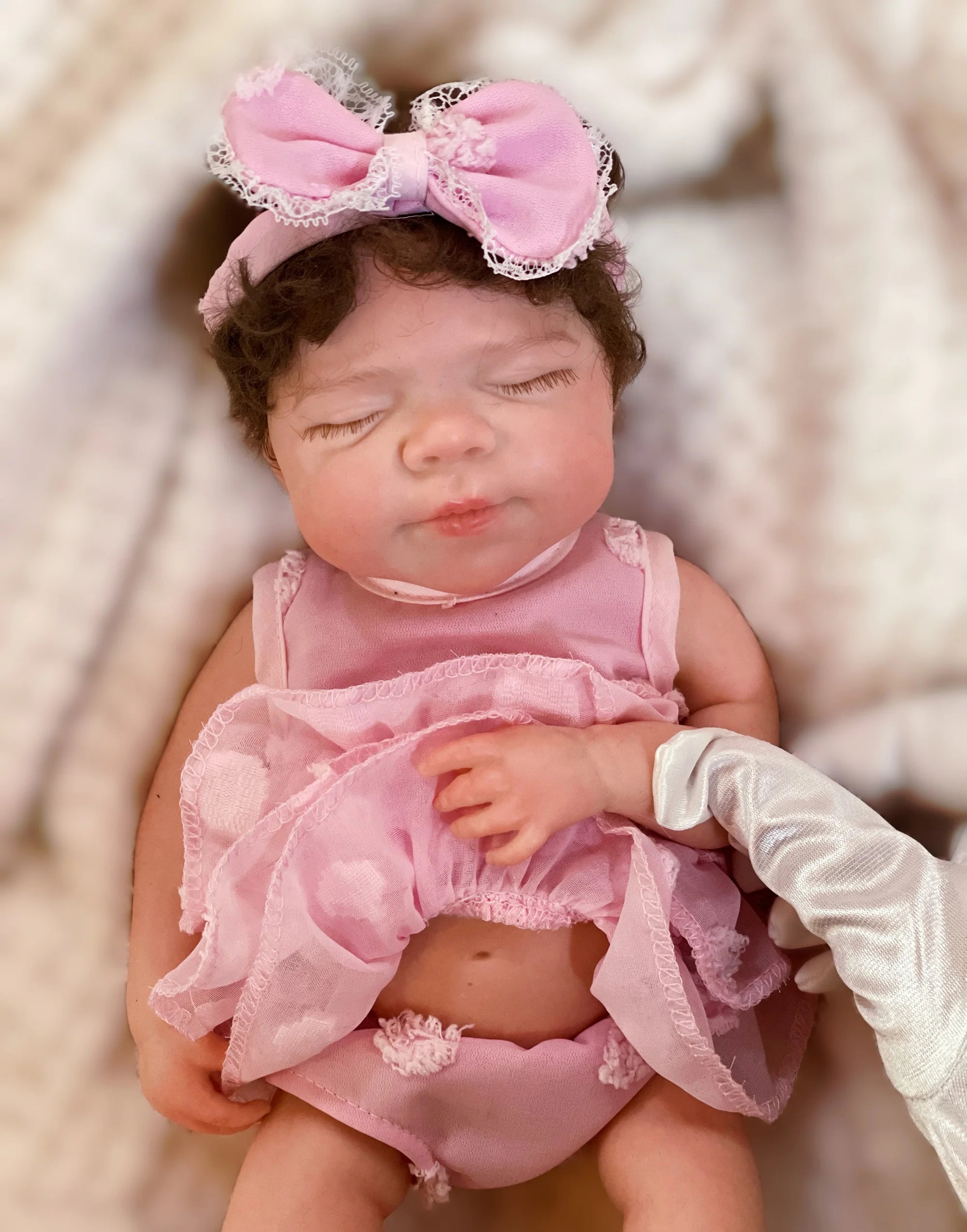 13Inch Open Mouth Pascale Reborn Dolls Full Body Soft Silicone Girl Painted Bebe Reborn Doll Toys Reborn De Silicone Real Cuerpo
