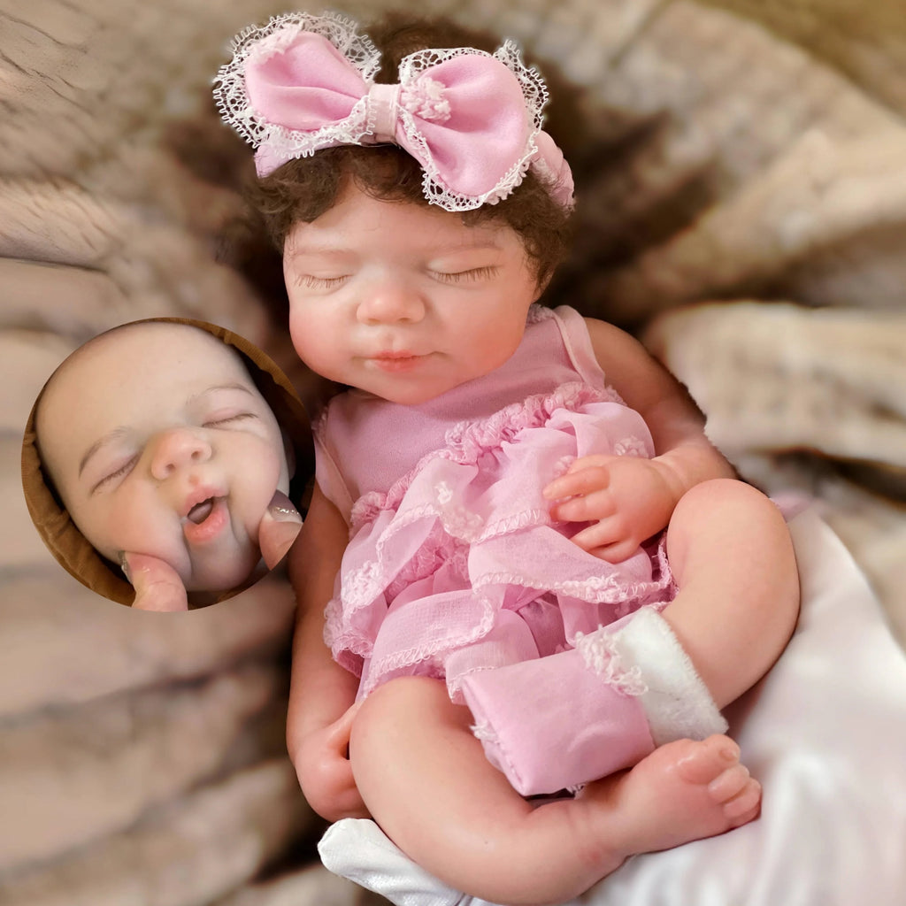 13Inch Open Mouth Pascale Reborn Dolls Full Body Soft Silicone Girl Painted Bebe Reborn Doll Toys Reborn De Silicone Real Cuerpo