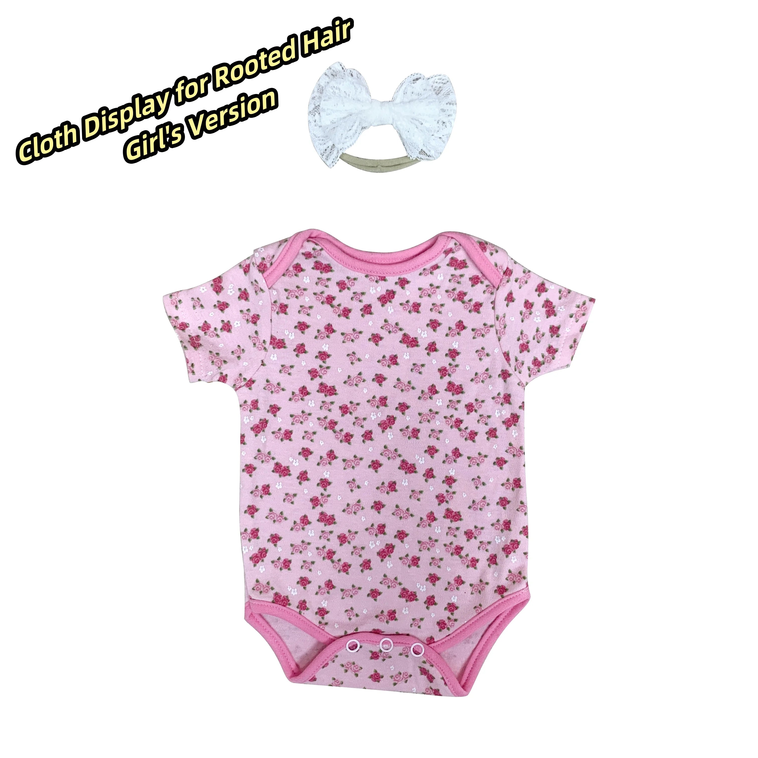 18Inch Can Open Mouth Pascale Soft Silicone Bebe Reborn Girl Doll with Painted Skin Lifelike Realistic Newborn Girl Doll