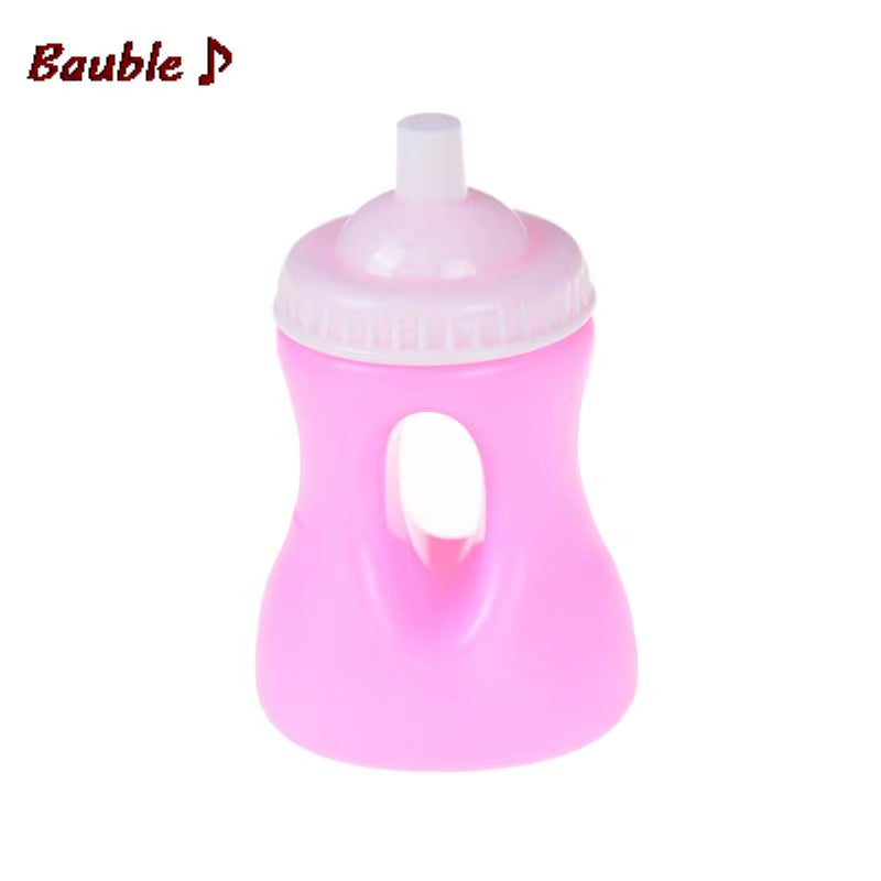 Multiple Styles Resin Simulation Mini Milk Bottle Miniature Baby Bottle Super Cute Transparent Bottle 1:12 Dollhouse Accessories
