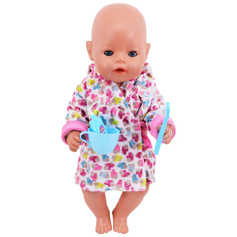 Milk Bottle Doll Accessories Diapers for 43Cm Baby Reborn Doll Clothes Toiletries Our Generation Baby Toy Mini Bottle Bowl,Gifts