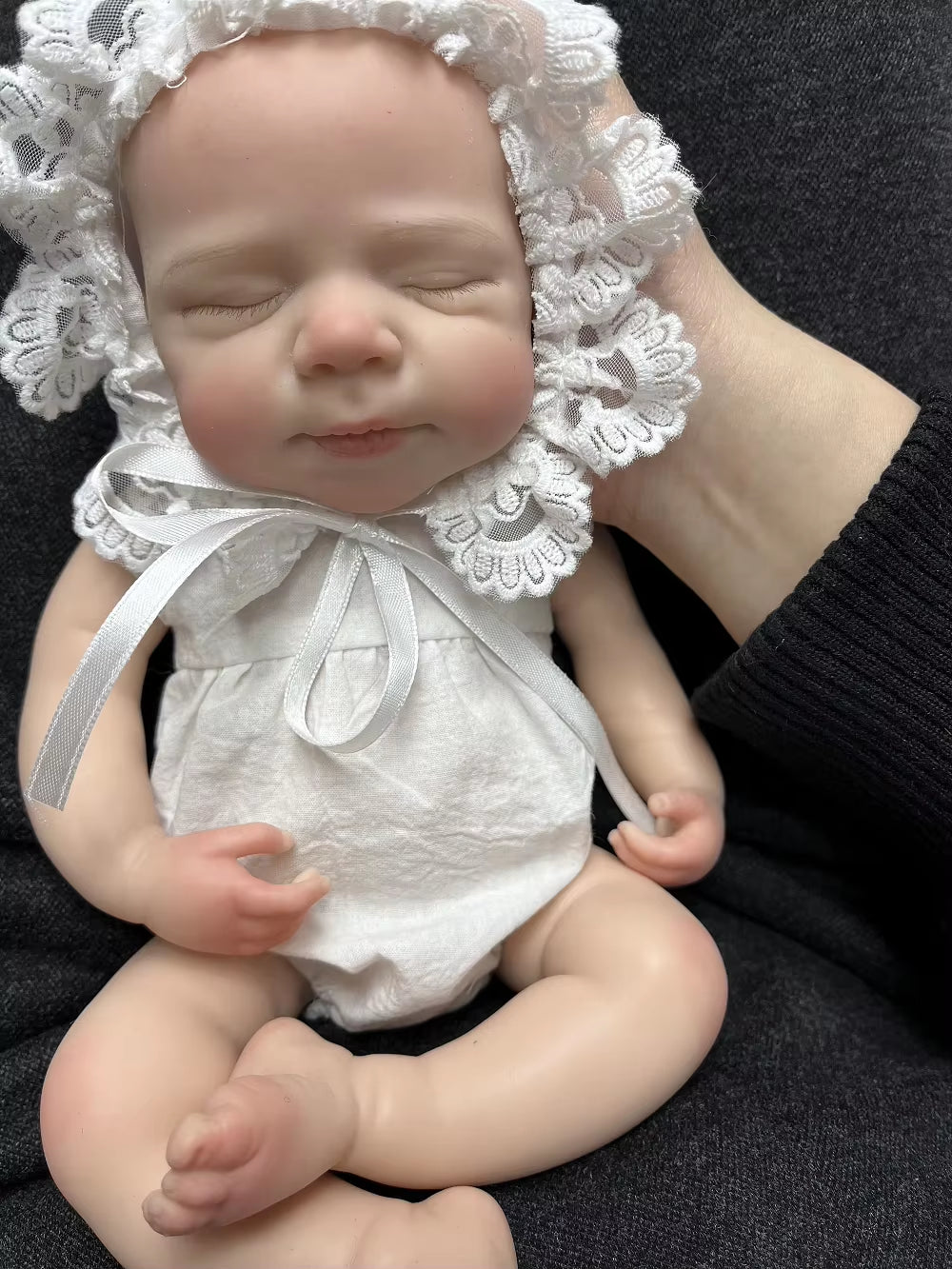 13Inch Open Mouth Pascale Reborn Dolls Full Body Soft Silicone Girl Painted Bebe Reborn Doll Toys Reborn De Silicone Real Cuerpo