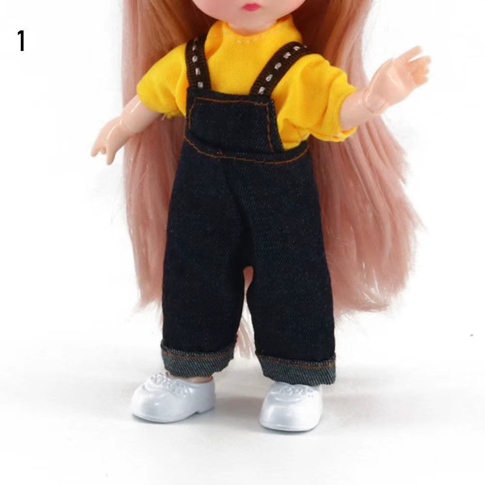 1 Set New Summer DIY Dolls Dress Toys Bikini Cloth Lace Skirt Toys Clothes Skirt Fabric Sewing for 16Cm/31Cm Doll Accessories